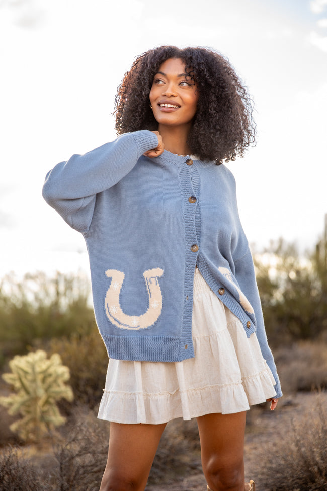 Golden Stirrups Horseshoe Cardigan SALE